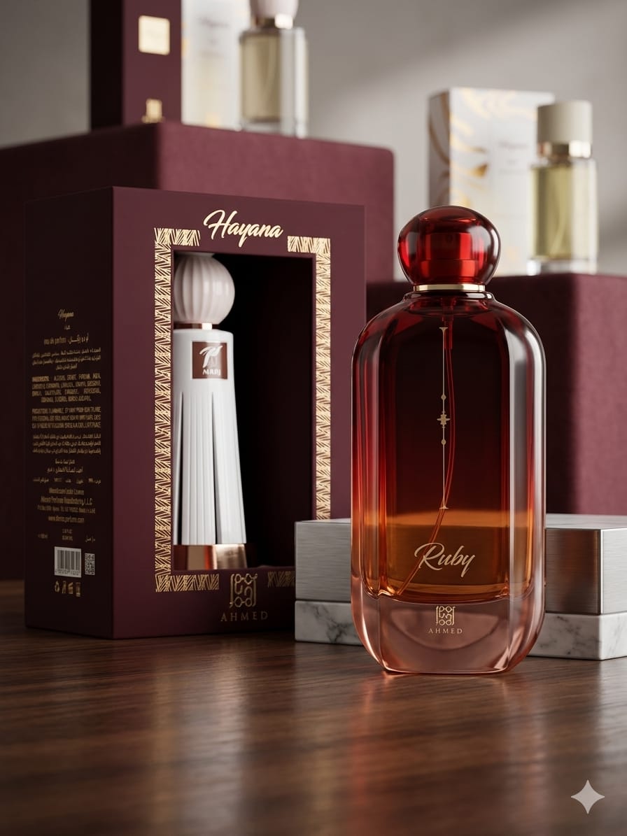 Ahmed Al Maghribi Ruby Eau De Parfum for Men & Women - 100ml (3.38 FL OZ)